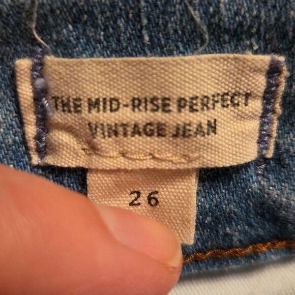 MADEWELL The Mid Rise Perfect Vintage Jean Womens Size 26 - Picture 5 of 6